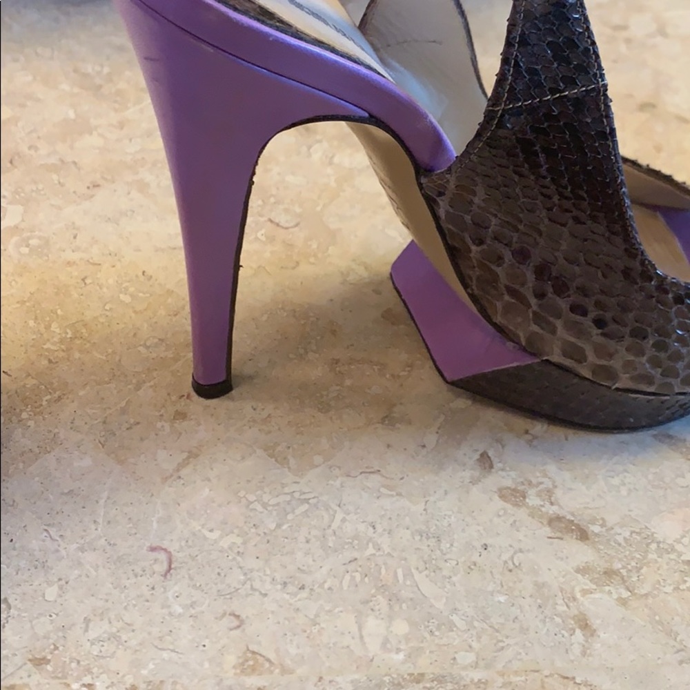 Gorgeous Nicholas Kirkwood Python Heels - image 8